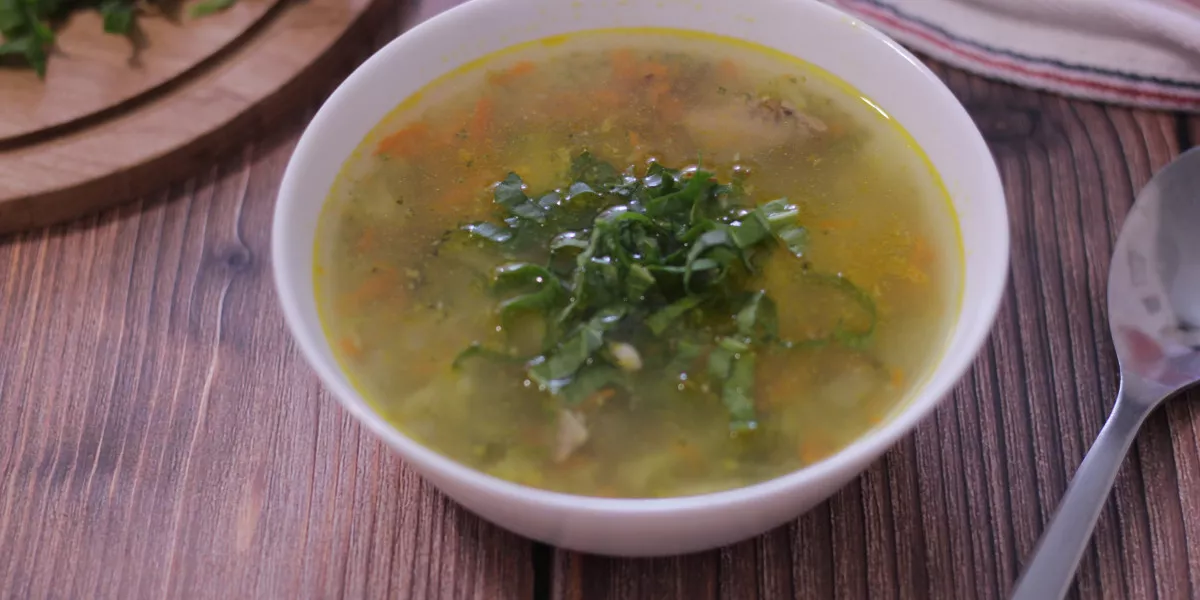 Вкусный суп с фрикадельками из куриного фарша без зажарки